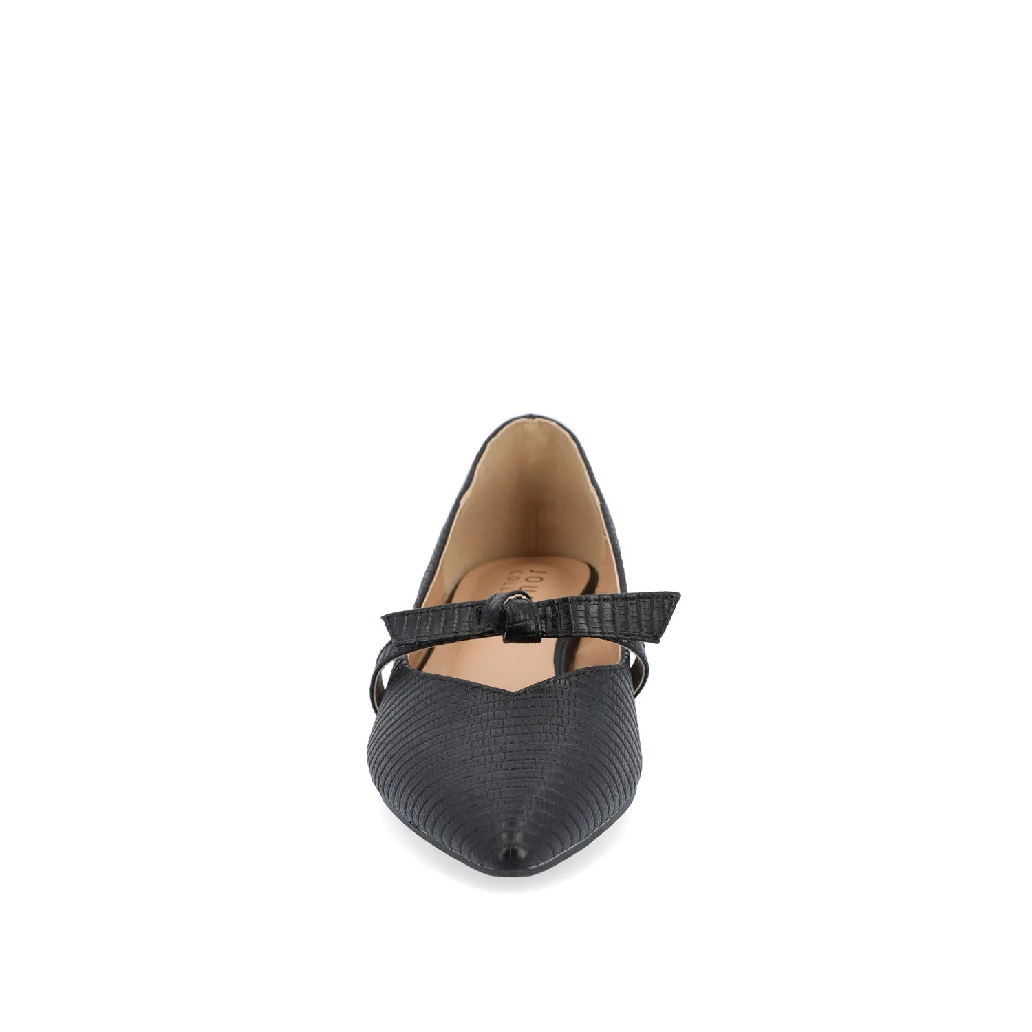 CAIT BALLET FLATS IN FAUX LIZARD