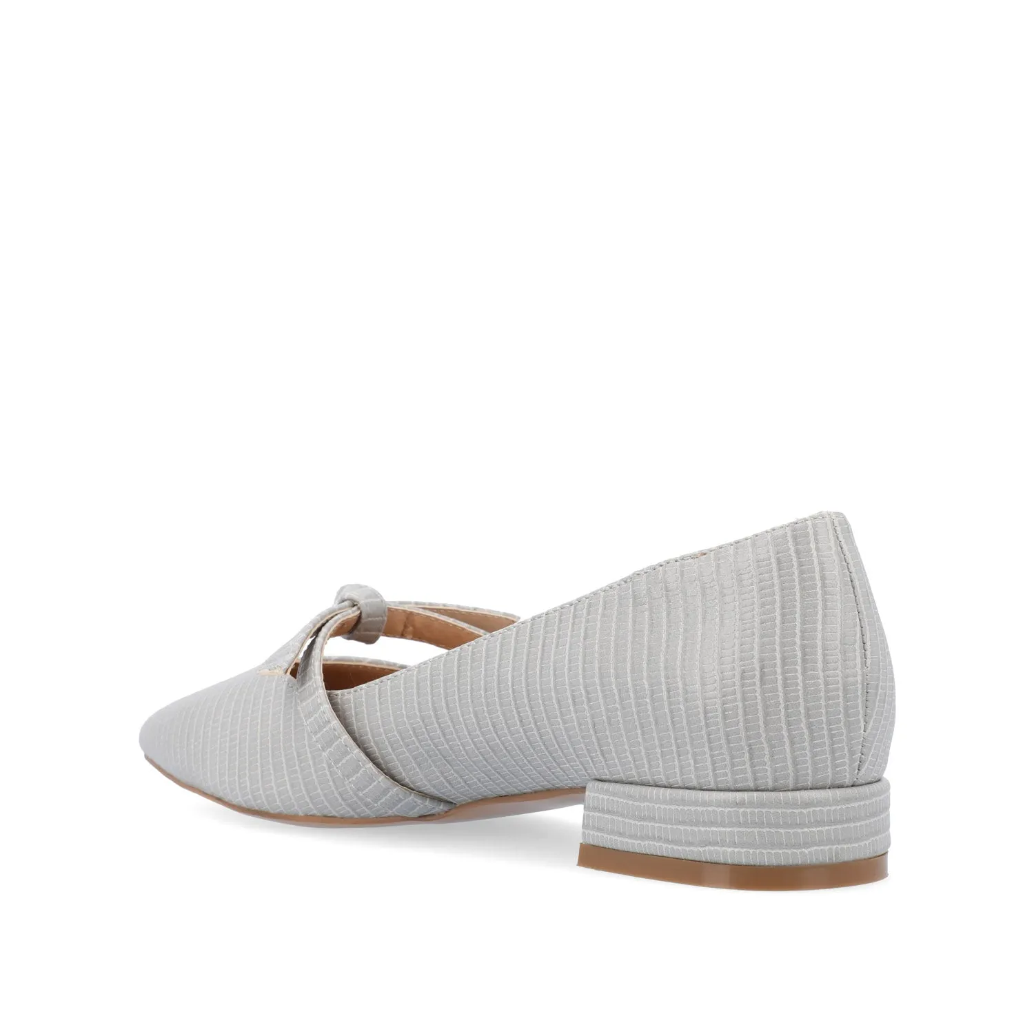 CAIT BALLET FLATS IN FAUX LIZARD