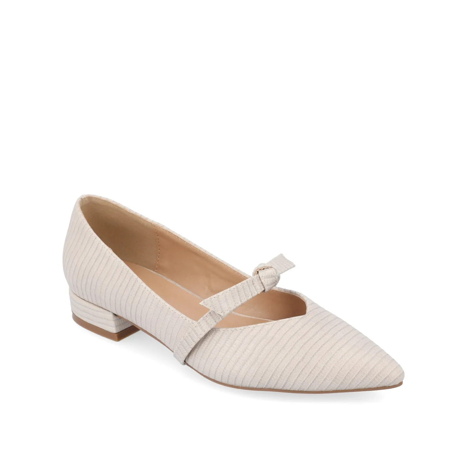 CAIT BALLET FLATS IN FAUX LIZARD