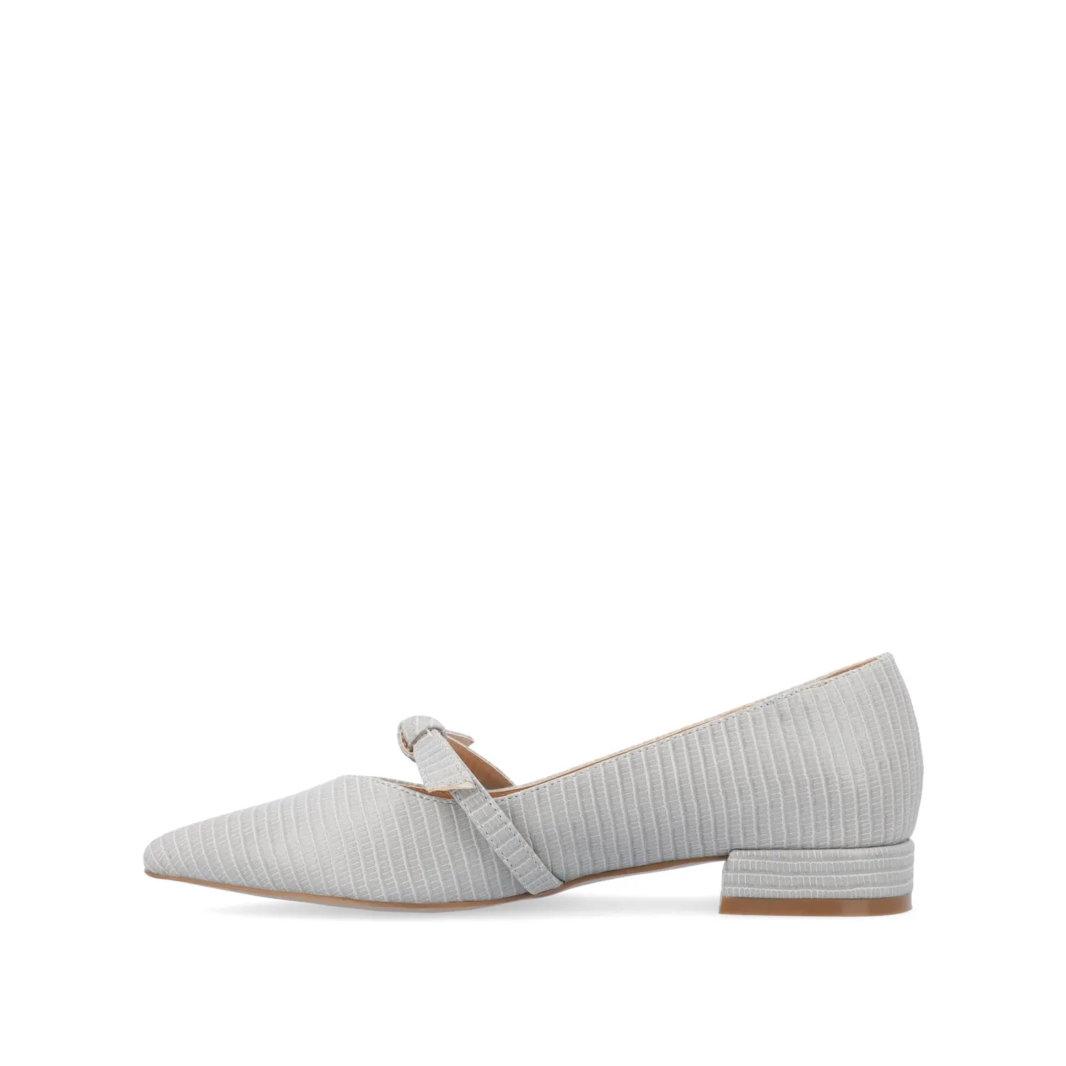 CAIT BALLET FLATS IN FAUX LIZARD