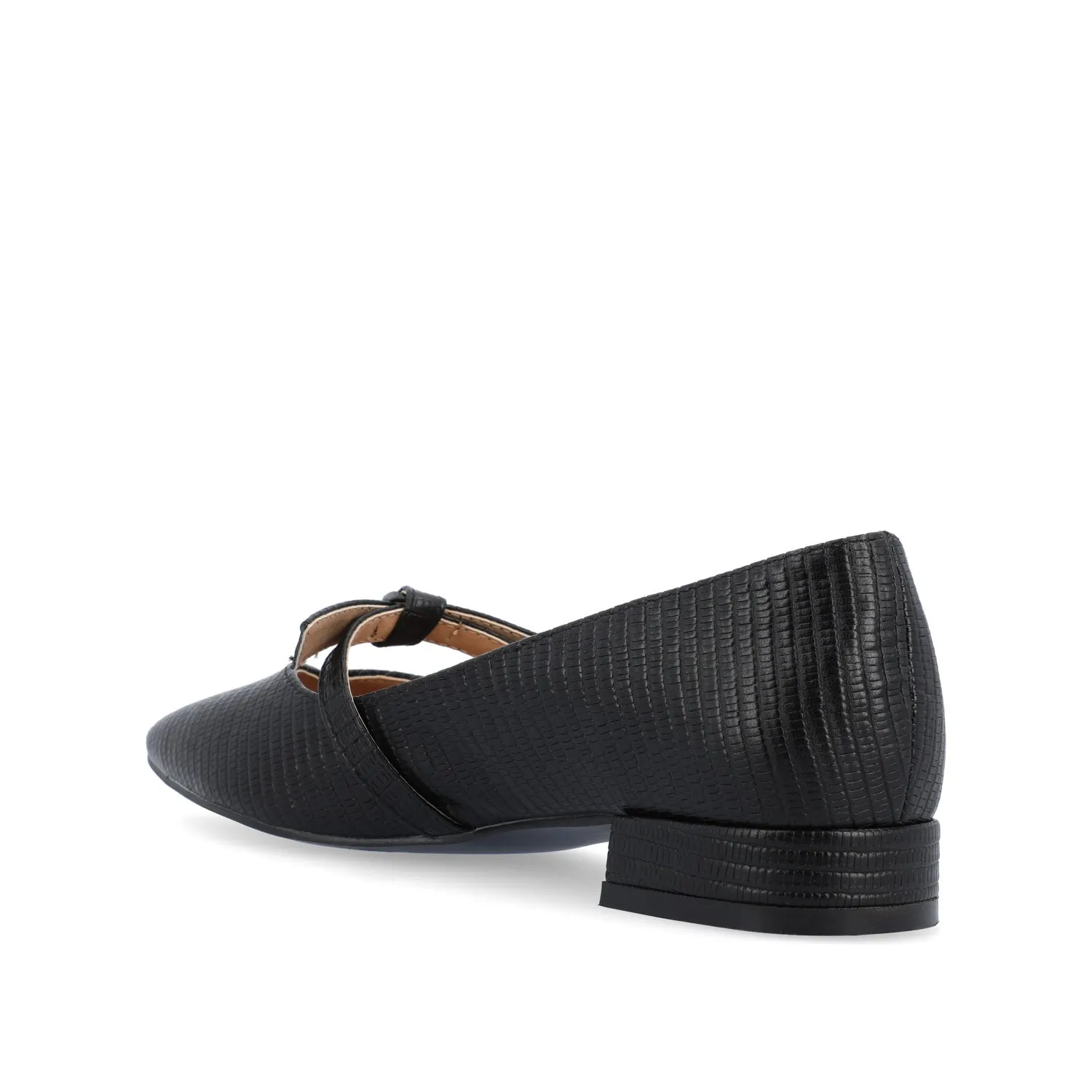 CAIT BALLET FLATS IN FAUX LIZARD