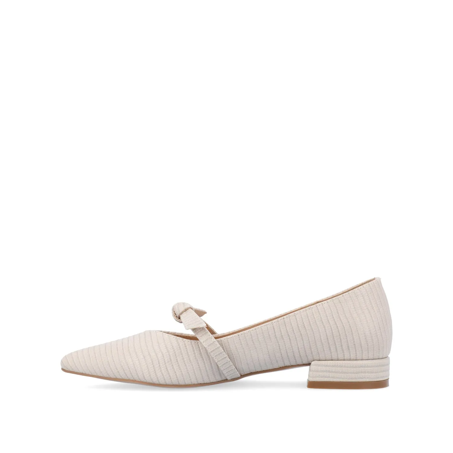 CAIT BALLET FLATS IN FAUX LIZARD