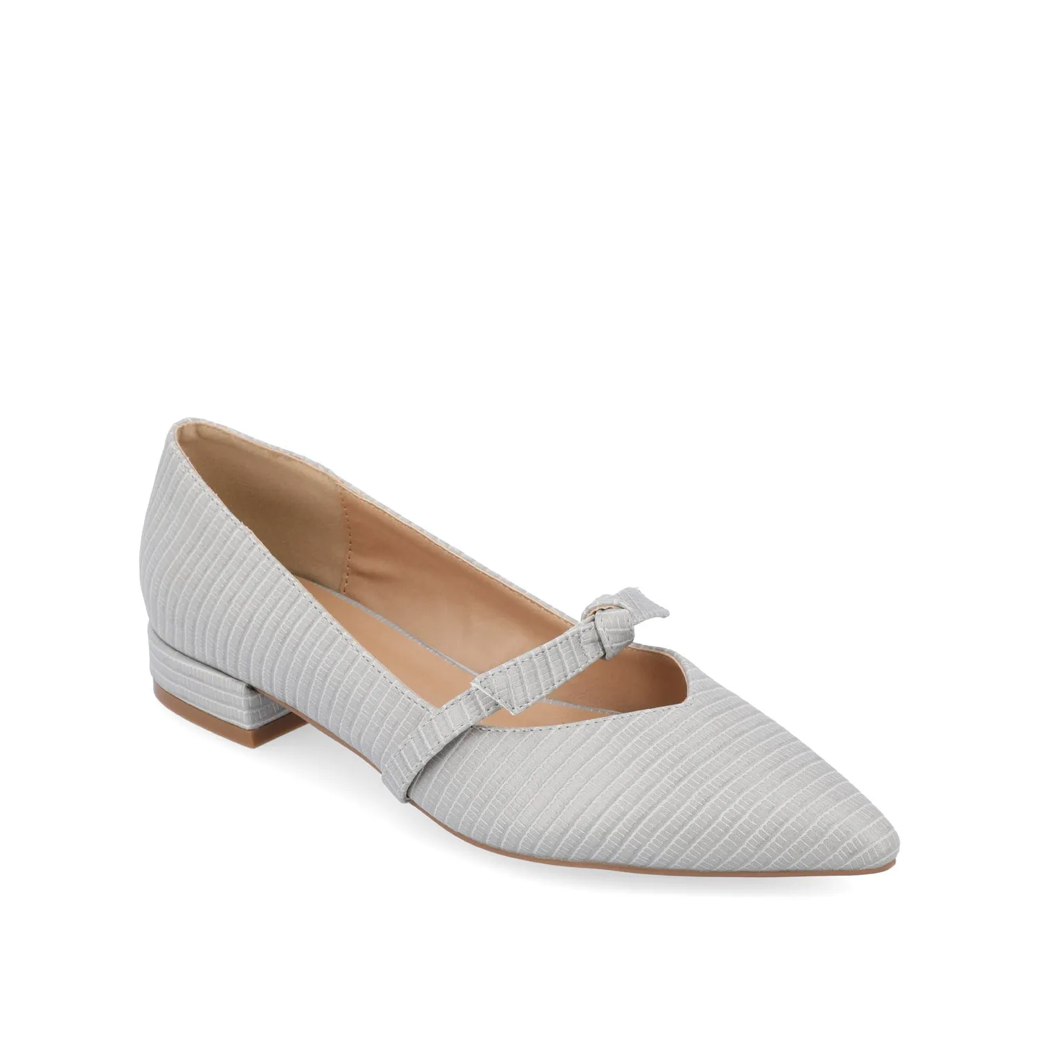 CAIT BALLET FLATS IN FAUX LIZARD