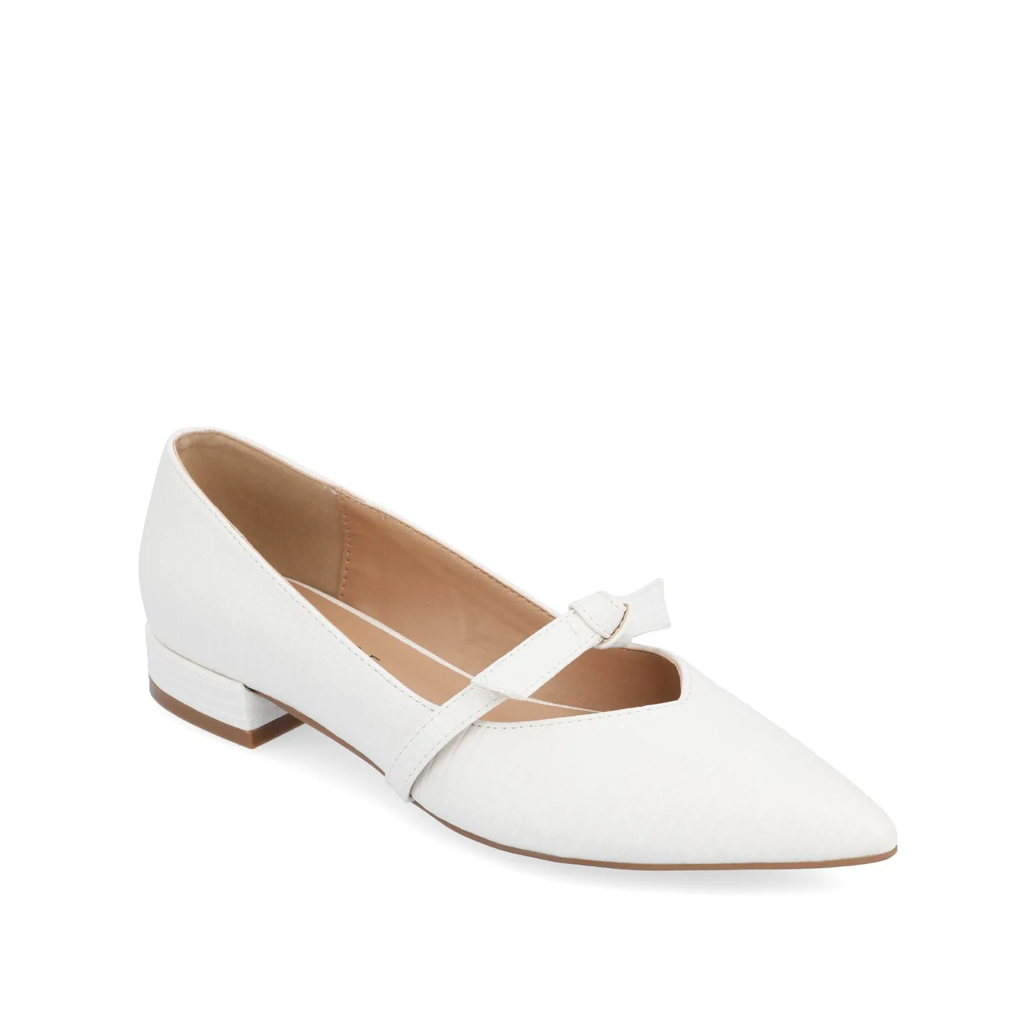 CAIT BALLET FLATS IN FAUX LIZARD