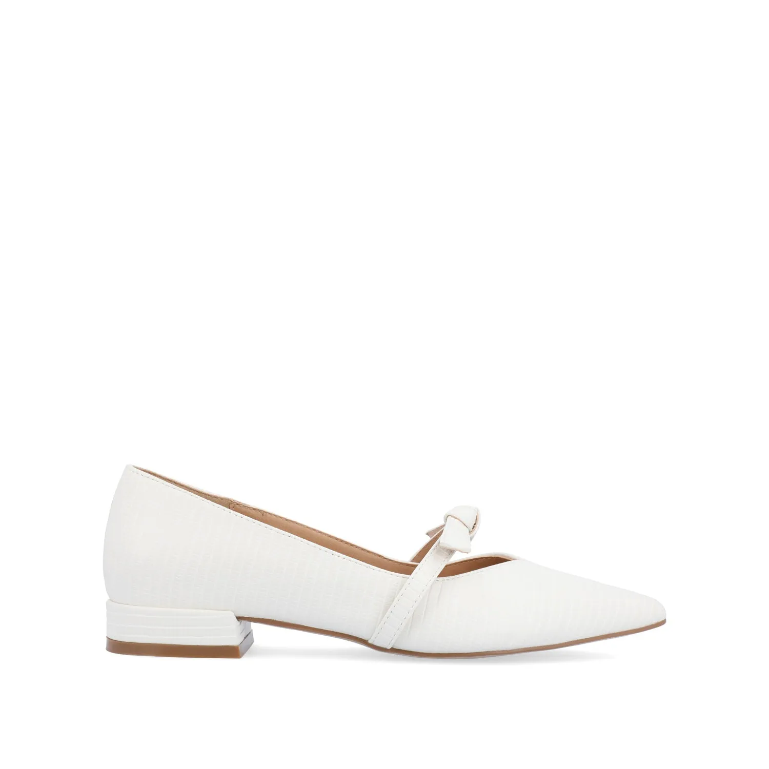 CAIT BALLET FLATS IN FAUX LIZARD