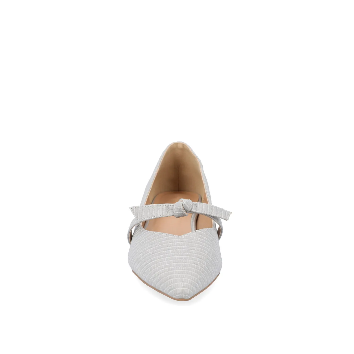 CAIT BALLET FLATS IN FAUX LIZARD