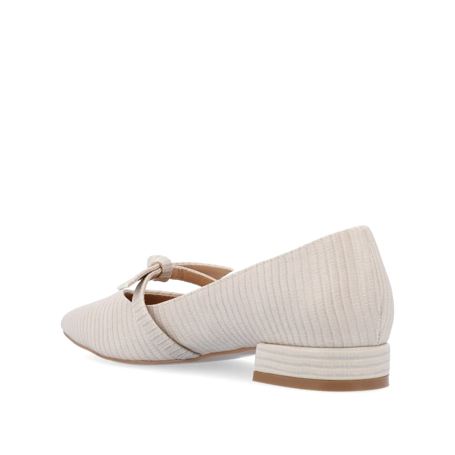CAIT BALLET FLATS IN FAUX LIZARD