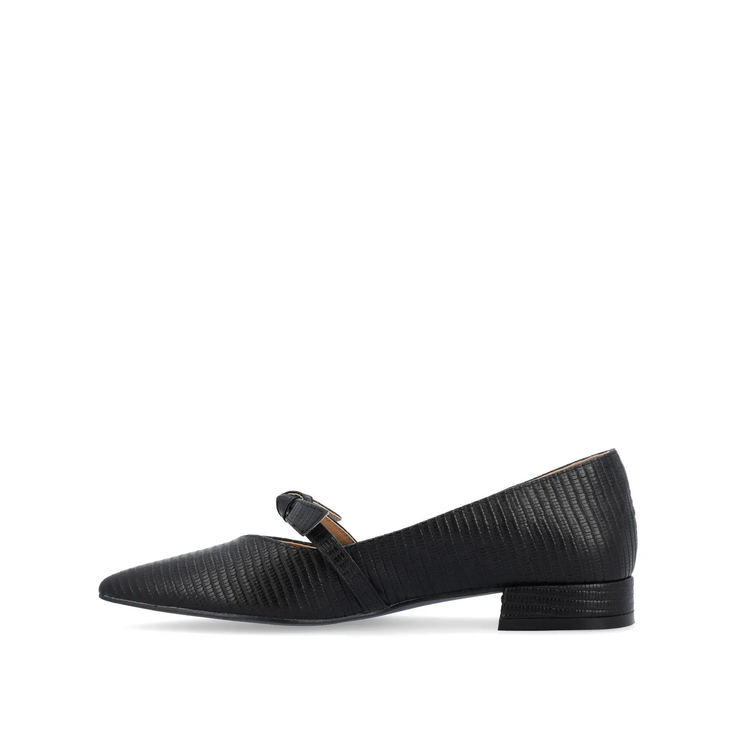 CAIT BALLET FLATS IN FAUX LIZARD