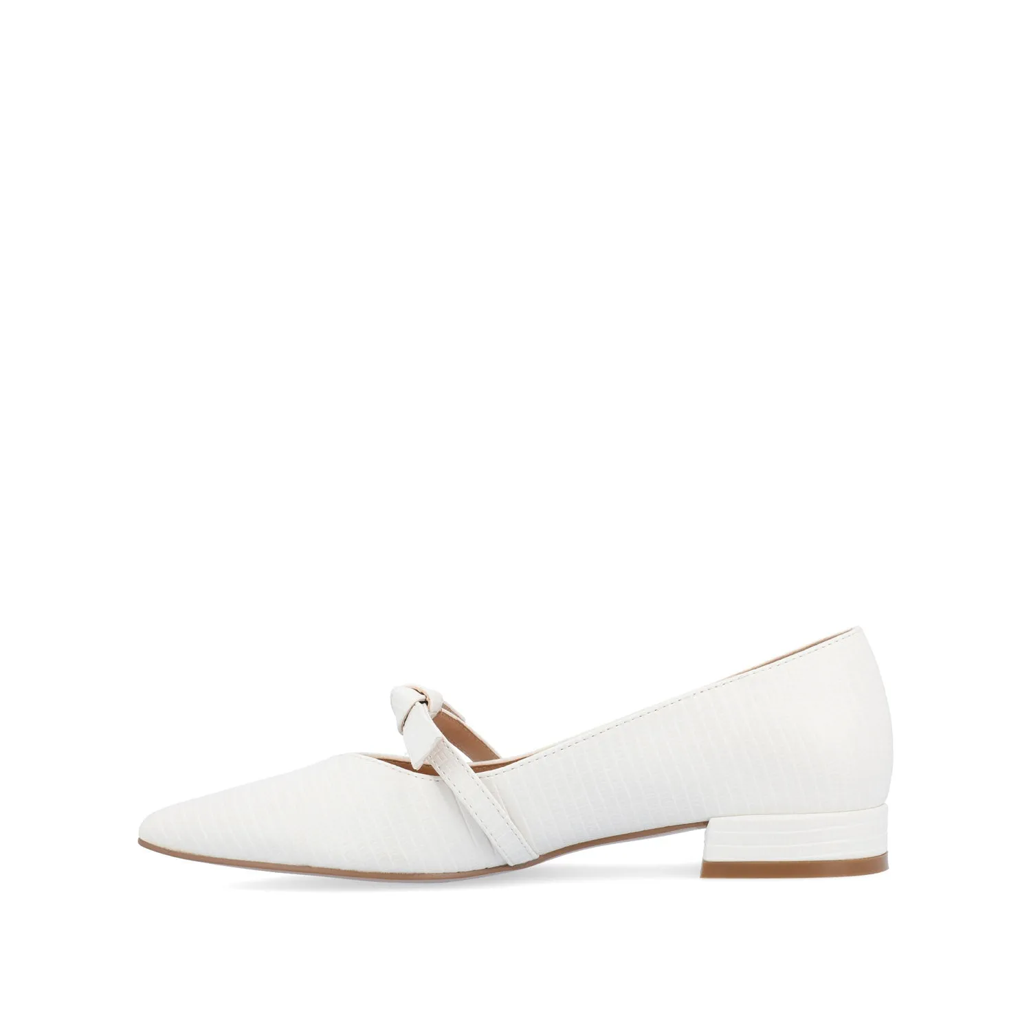 CAIT BALLET FLATS IN FAUX LIZARD