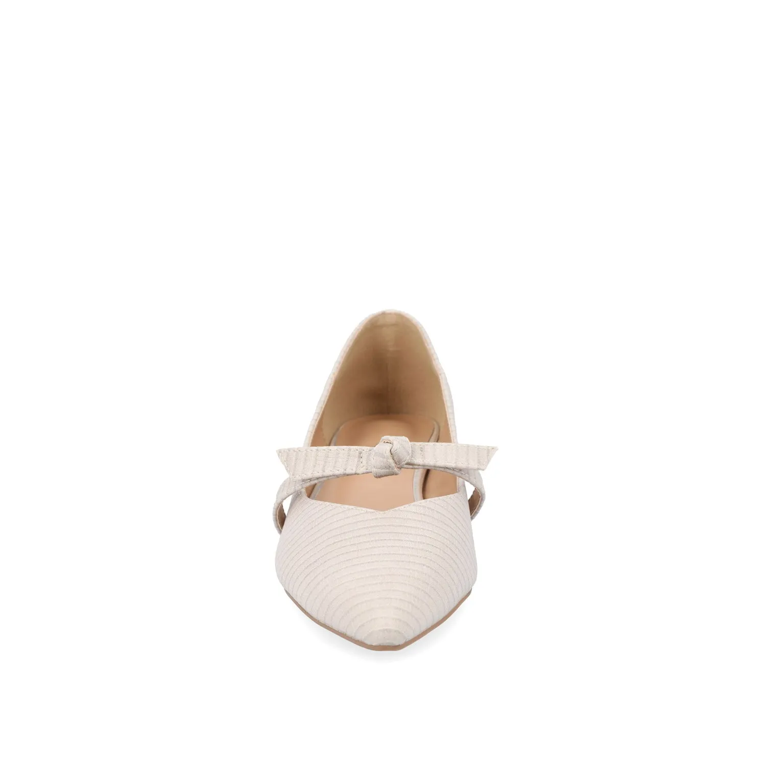 CAIT BALLET FLATS IN FAUX LIZARD