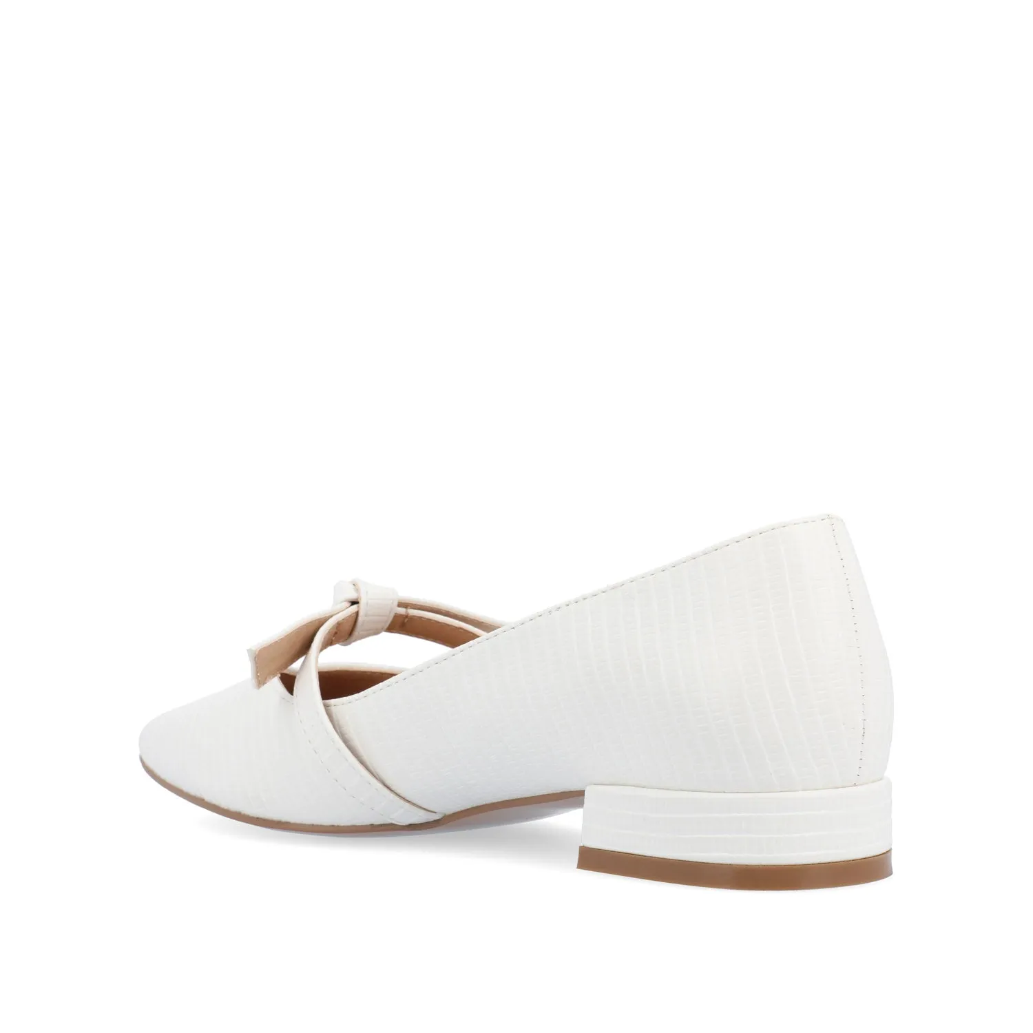CAIT BALLET FLATS IN FAUX LIZARD