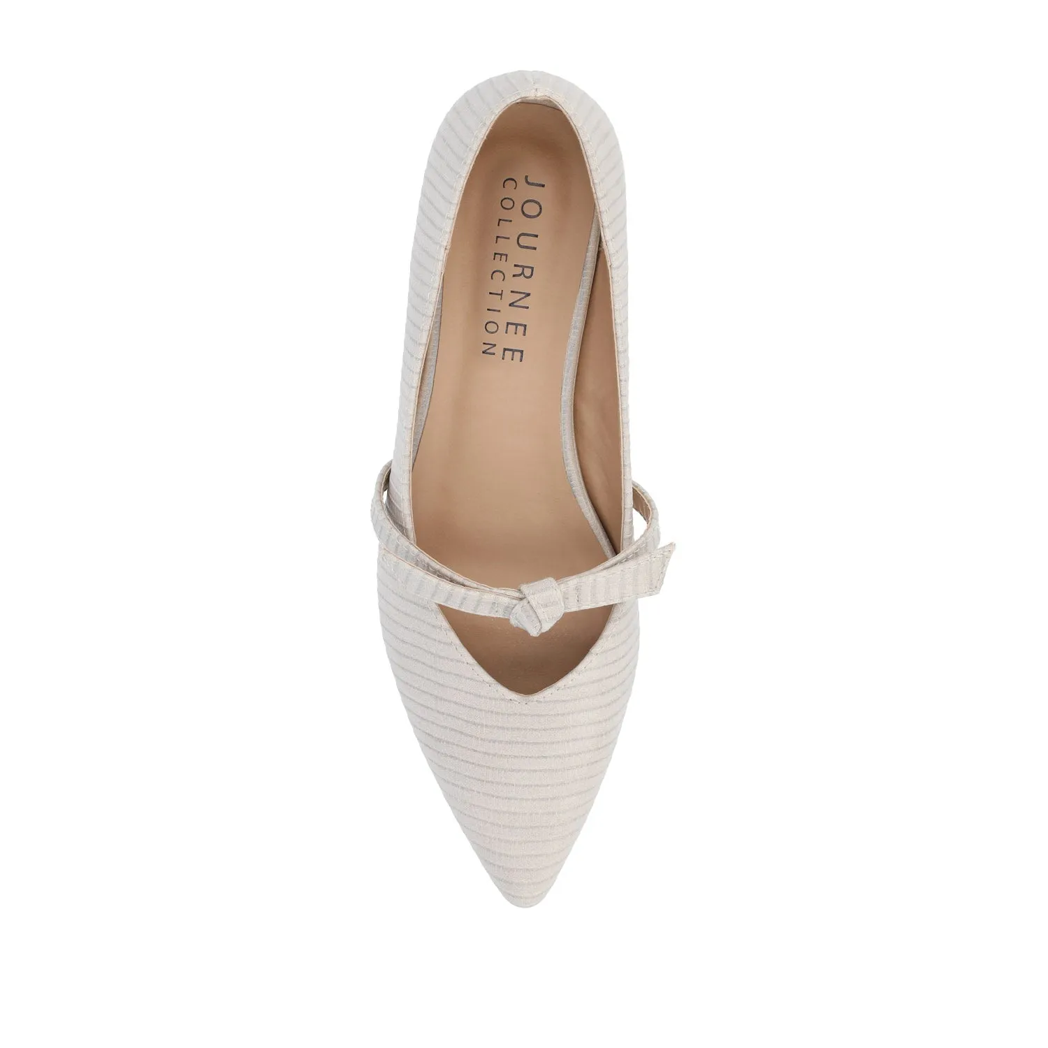 CAIT BALLET FLATS IN FAUX LIZARD