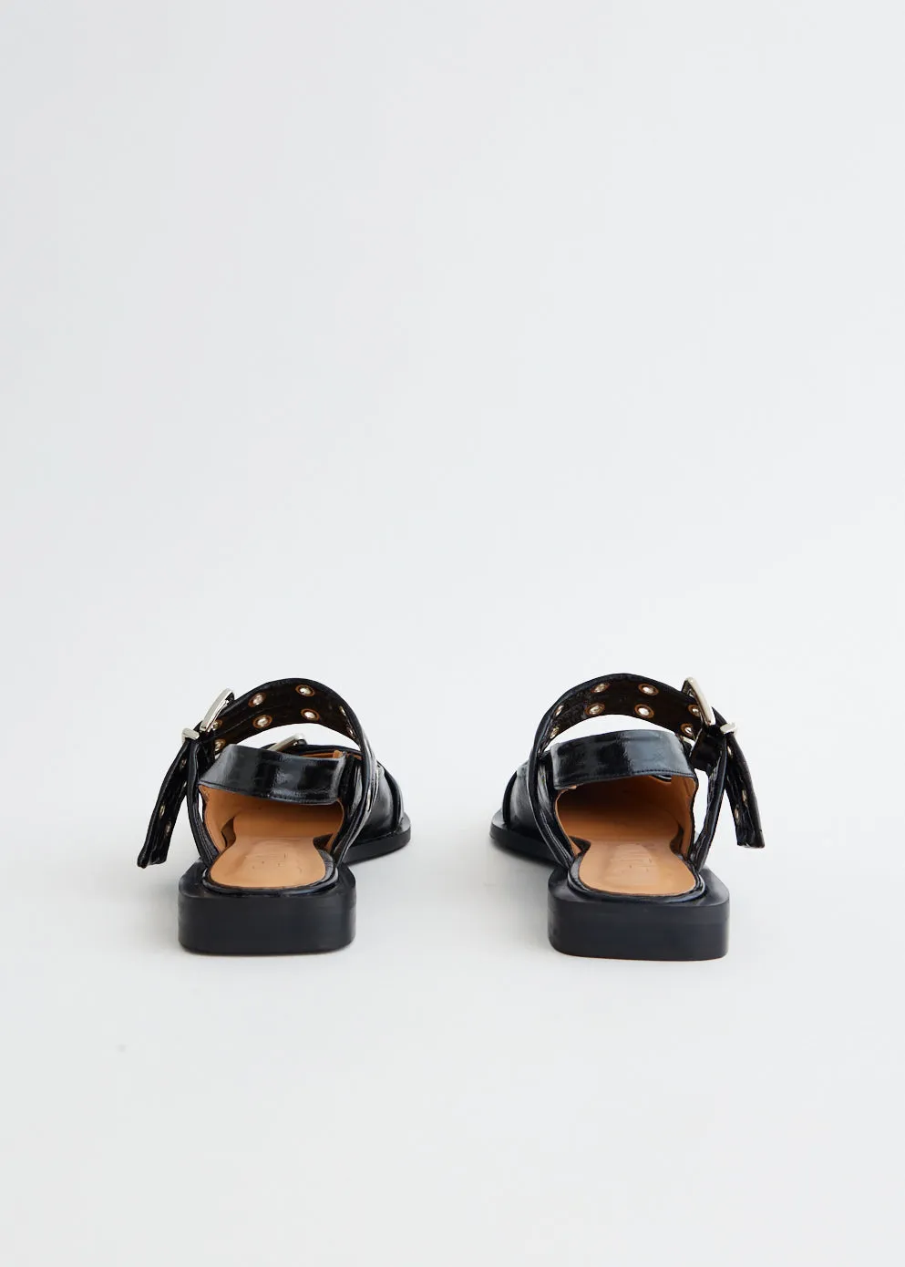 Chunky Buckle Ballerinas