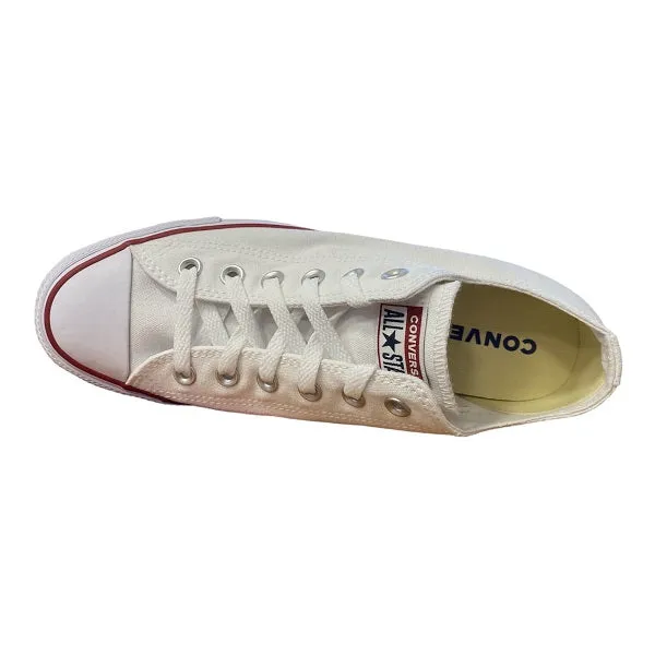 Converse scarpa sneakers per uomo e donna All Star Chuck Taylor OX M7652C bianco ottico