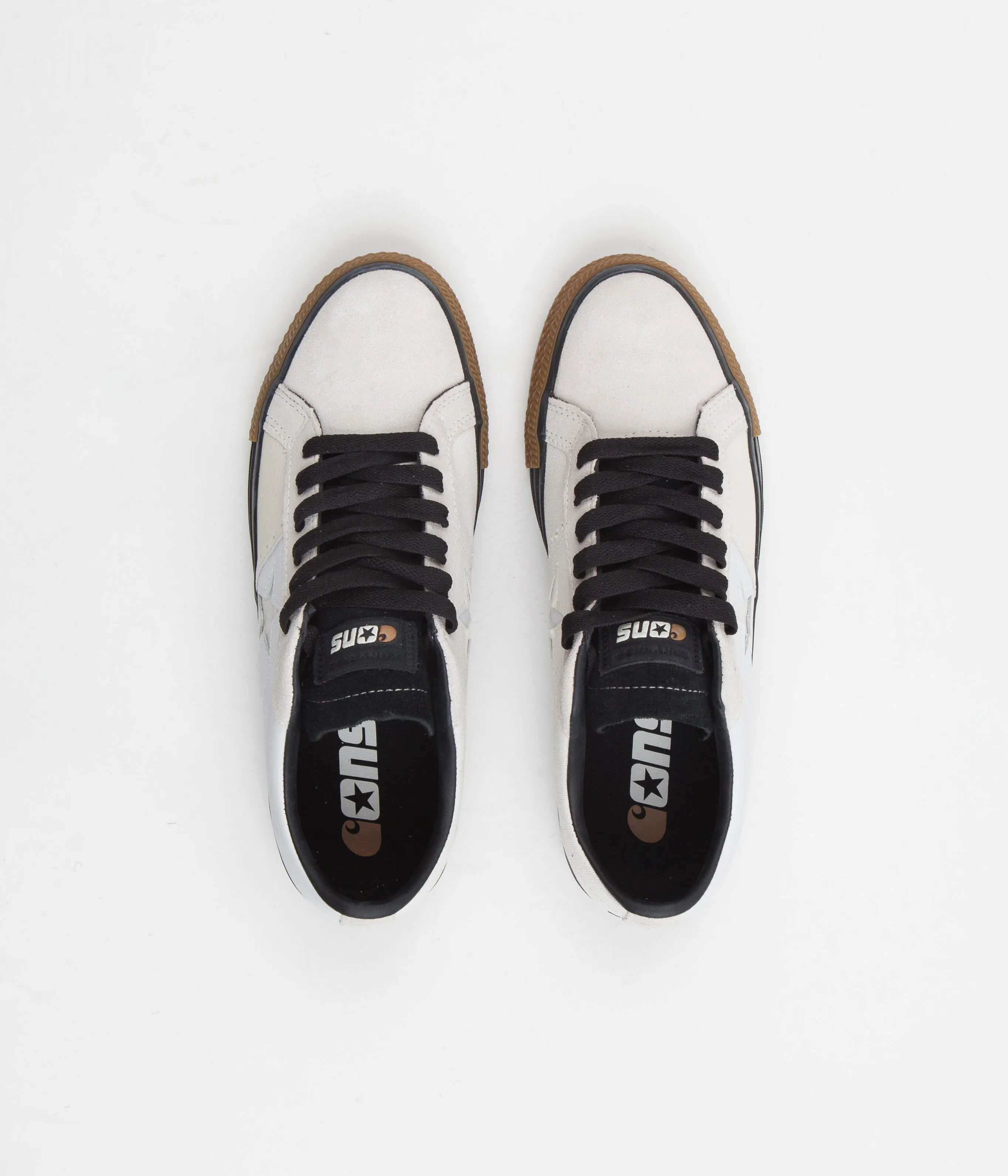 Converse x Carhartt One Star Ox Shoes - White / Black / Gum Honey