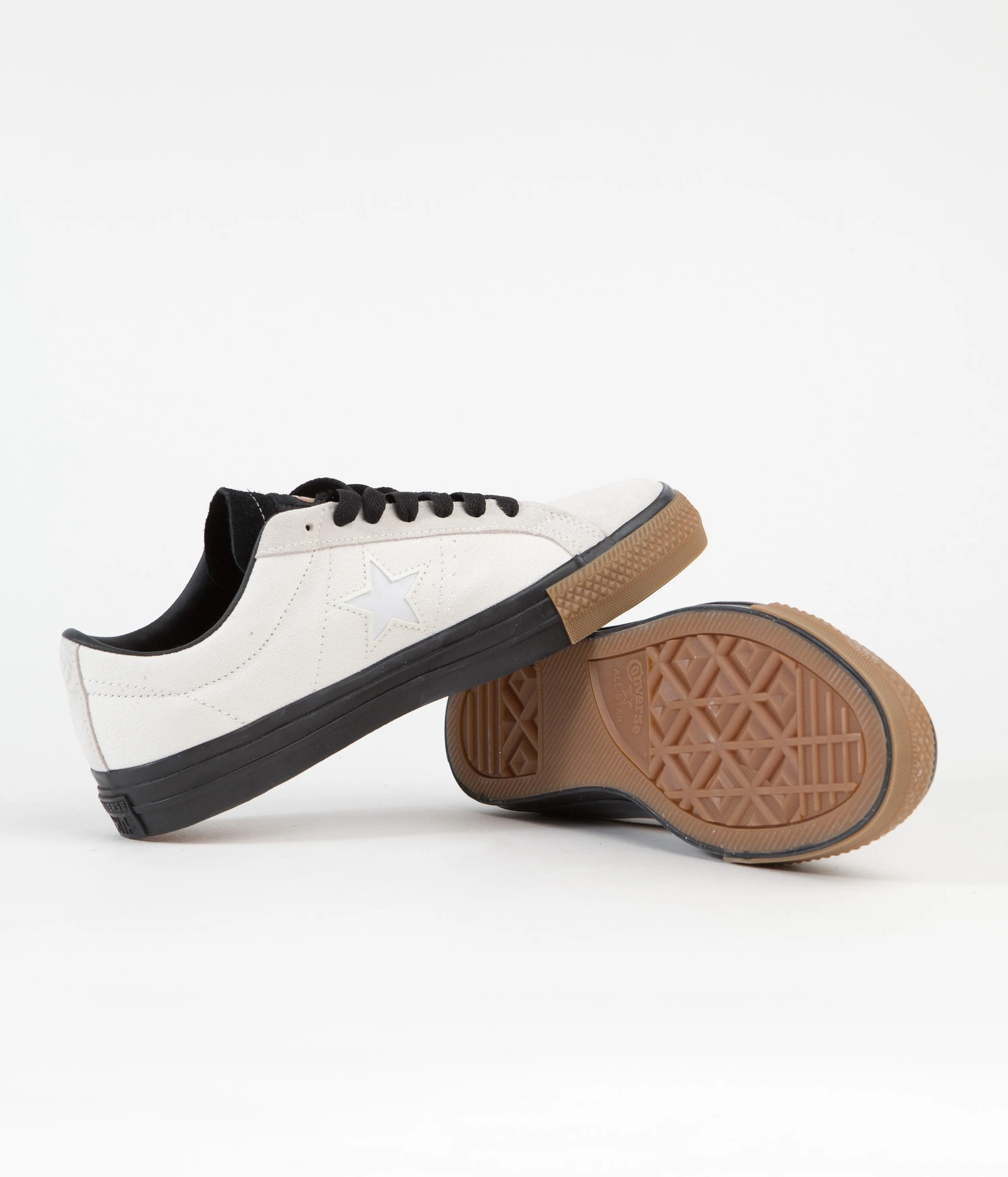 Converse x Carhartt One Star Ox Shoes - White / Black / Gum Honey