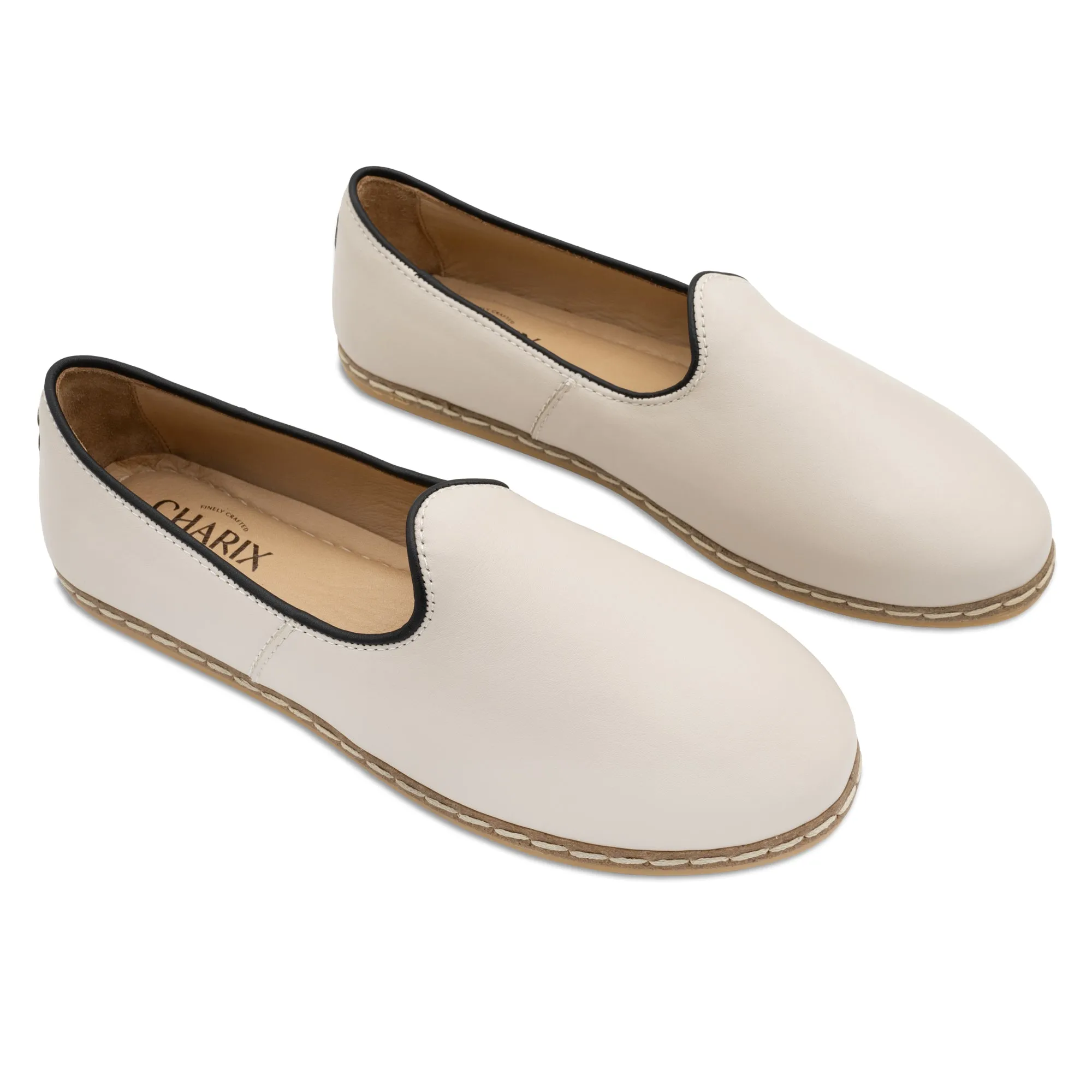 Cream Slip-On