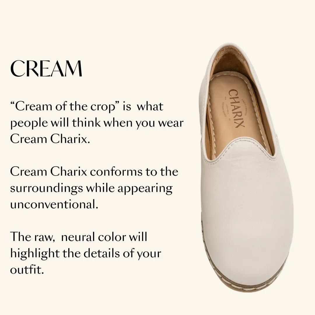 Cream Slip-On