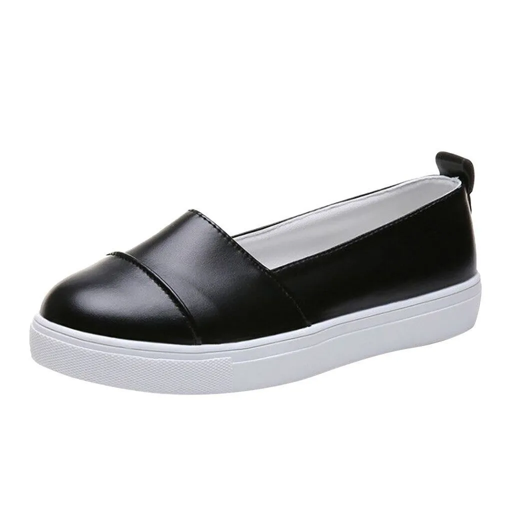 Cuzcare Women Casual Walking Shoes Anti-slip Slip-on