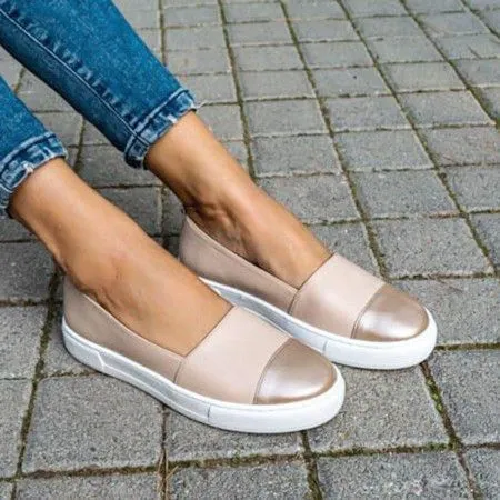Cuzcare Women Casual Walking Shoes Anti-slip Slip-on