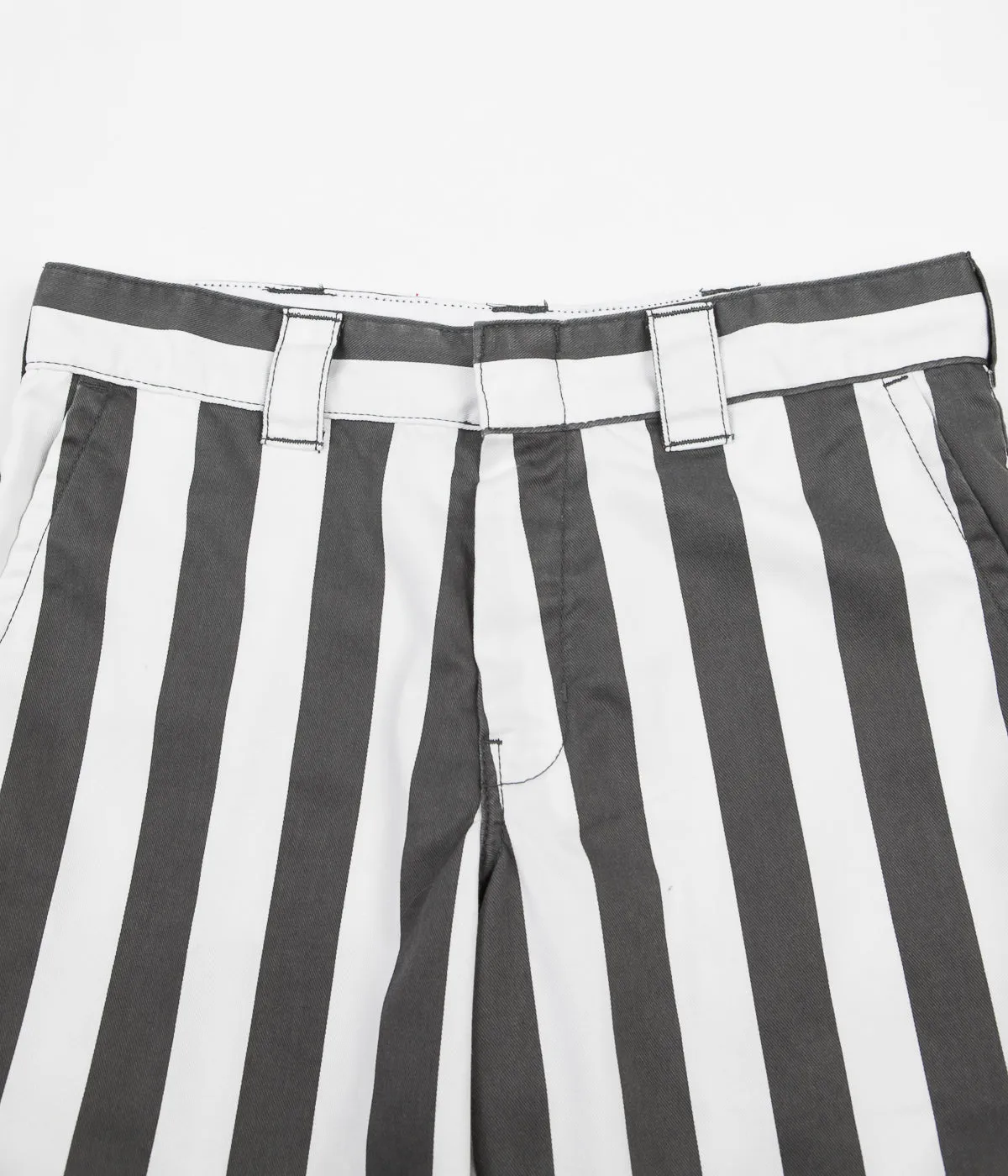 Dickies Hague Wide Stripe Shorts - Charcoal Grey