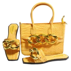 Doershow Italian Shoes with Bag Set