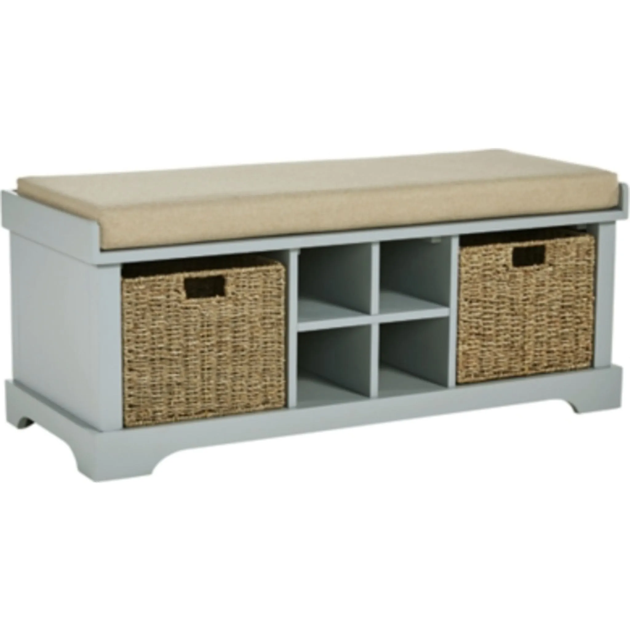 Dowdy Storage Bench - Gray