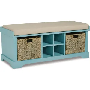 Dowdy Storage Bench - Teal