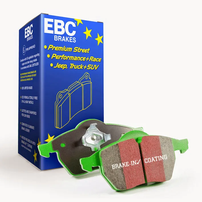 EBC Brakes DP61145 6000 Series Greenstuff Truck/SUV Brakes Disc Pads; FMSI Pad No. D052;