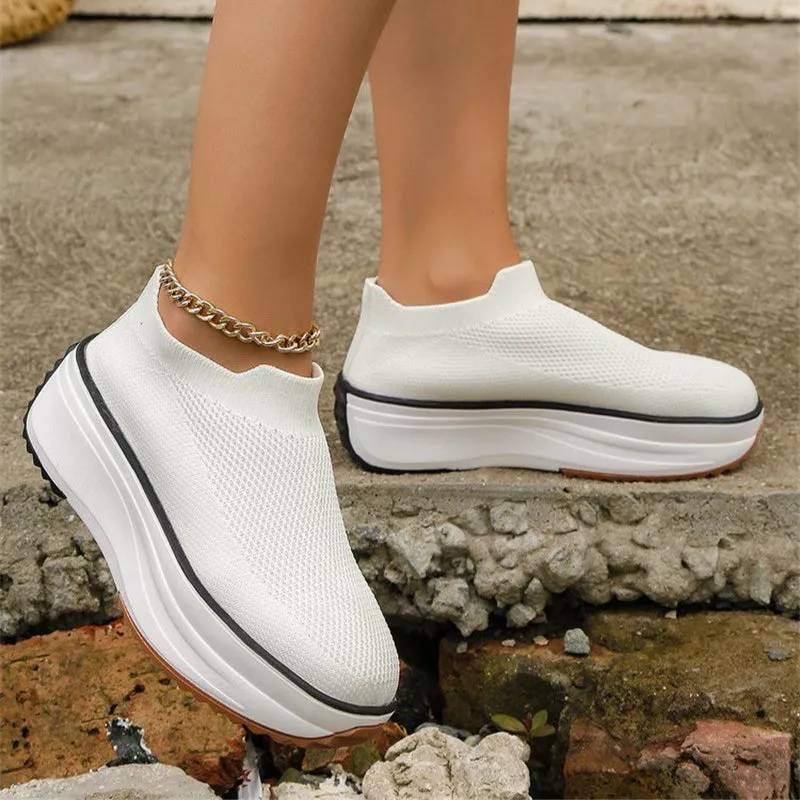Fashion Thick-soled Ankle Boots Women Casual
