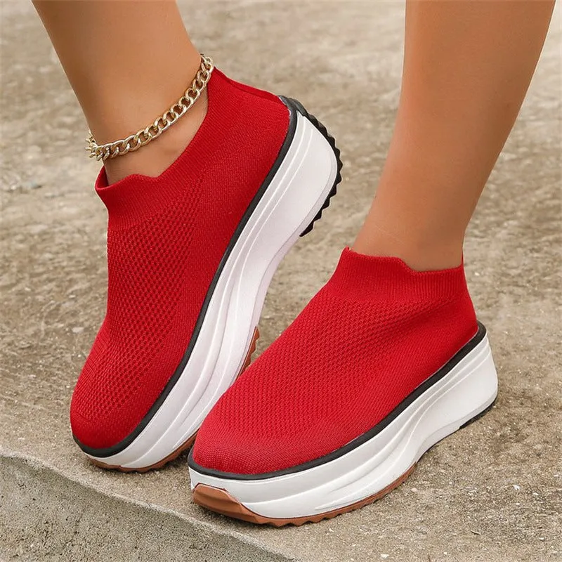 Fashion Thick-soled Ankle Boots Women Casual