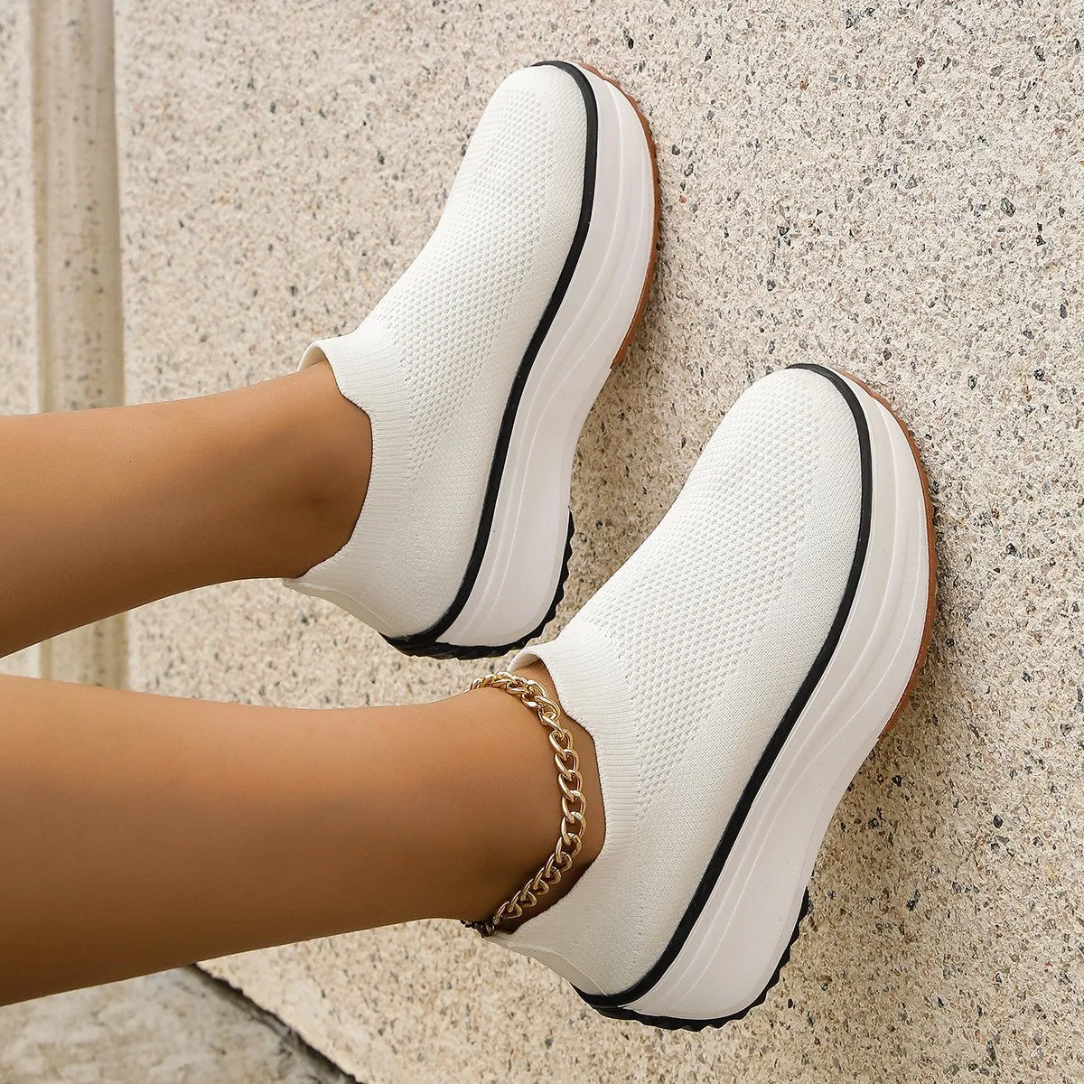 Fashion Thick-soled Ankle Boots Women Casual