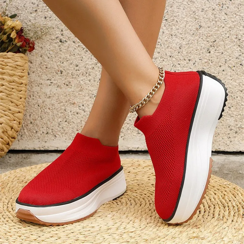 Fashion Thick-soled Ankle Boots Women Casual