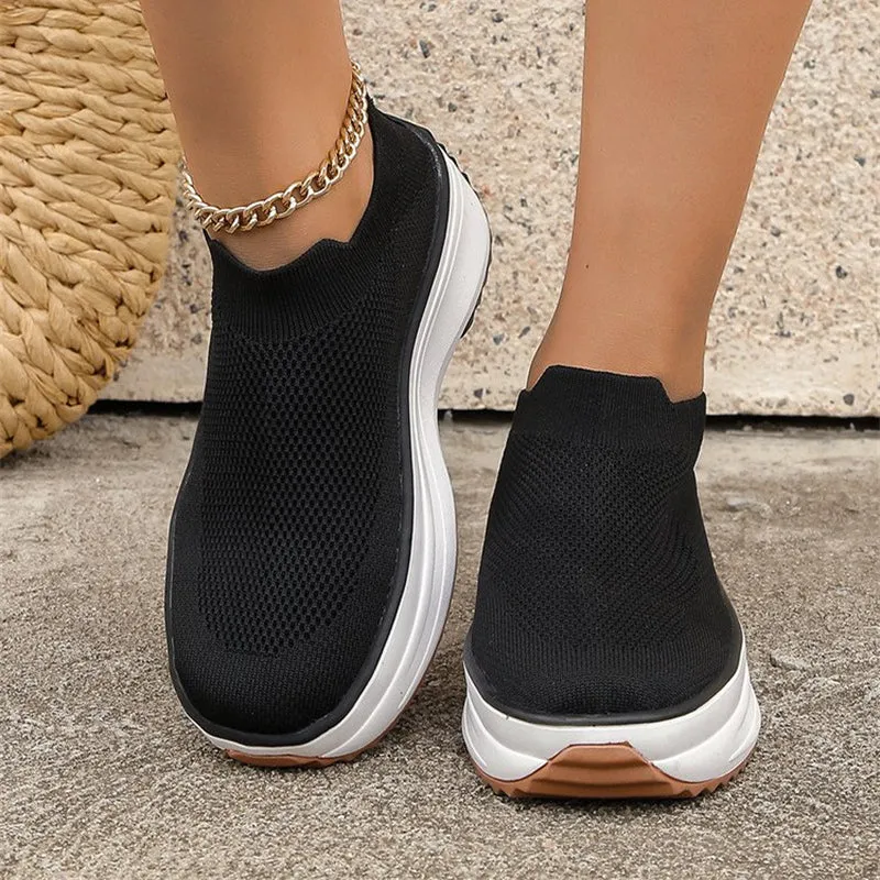 Fashion Thick-soled Ankle Boots Women Casual