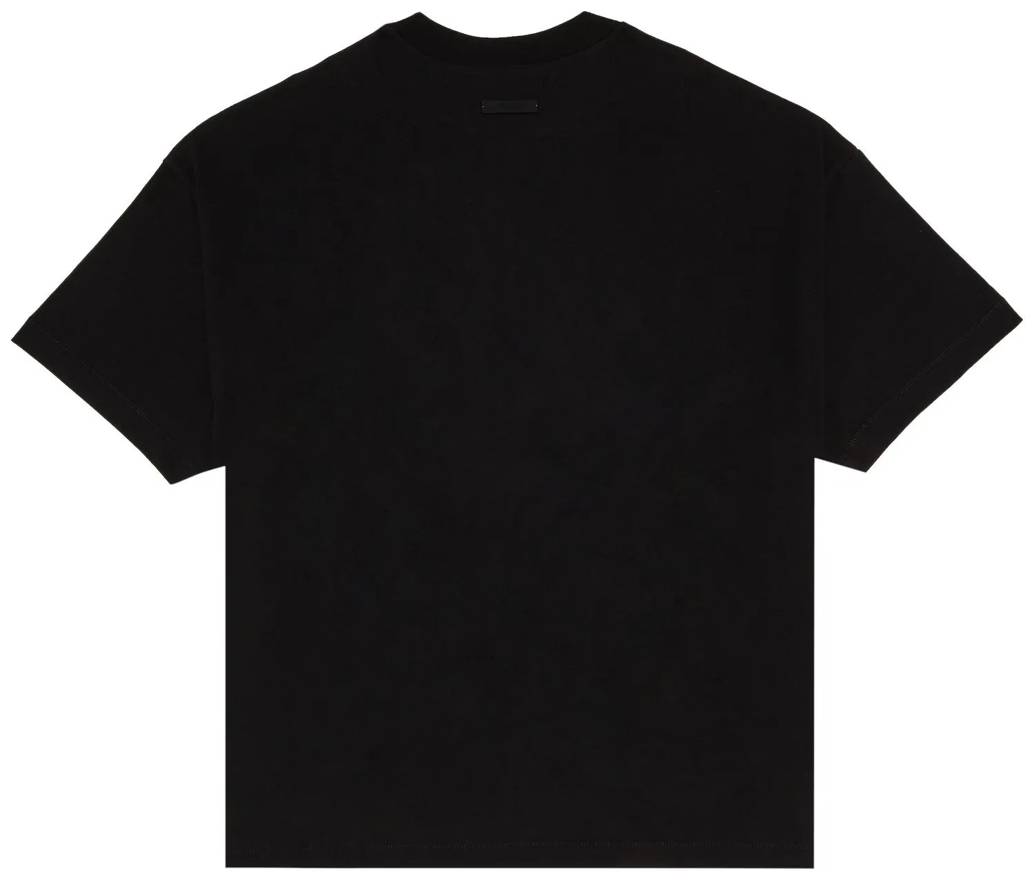 Fear of God Essentials Jersey Crewneck Tee 'Black/Yellow' (FW24)
