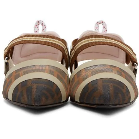 Fendi Multicolor 'Forever Fendi' ColibrÃ¬ Ballerina Flats