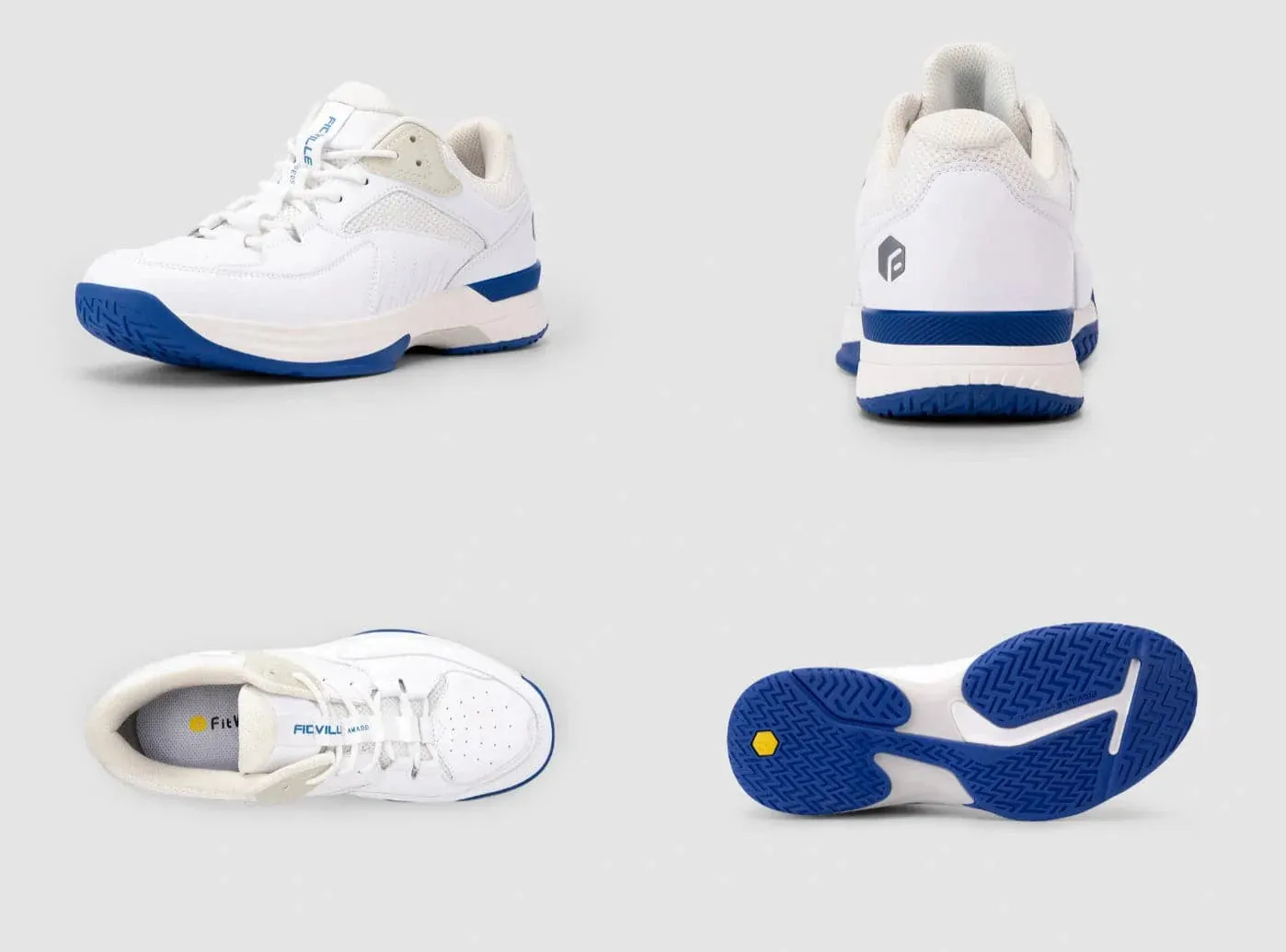 FitVille Men's Court Tennis Amadeus V1 2-Pair Bundle by FitVille