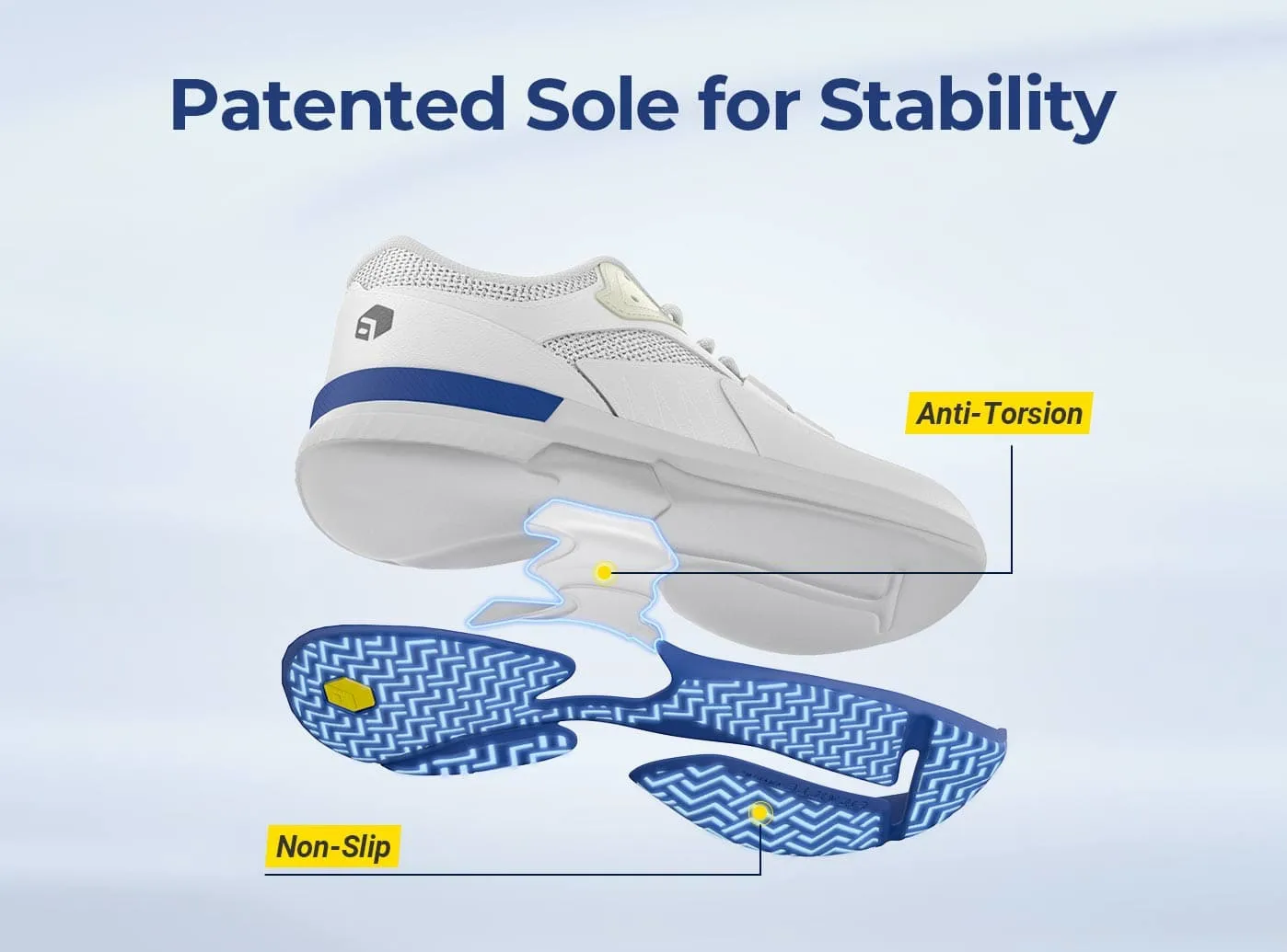 FitVille Men's Court Tennis Amadeus V1 2-Pair Bundle by FitVille