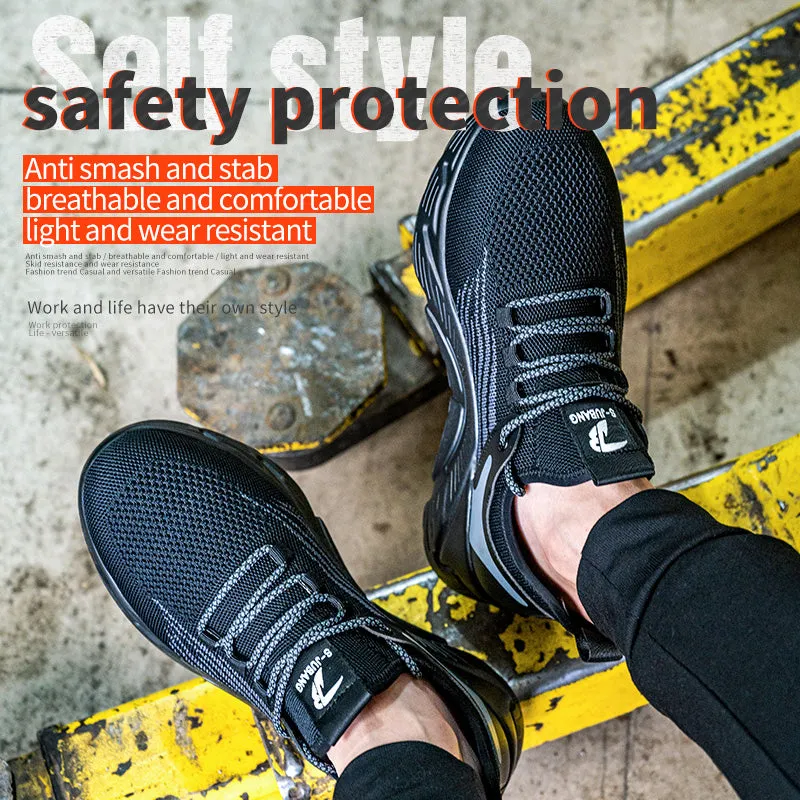Fly Weave Tennis Safety Shoes for Men (JB-661)