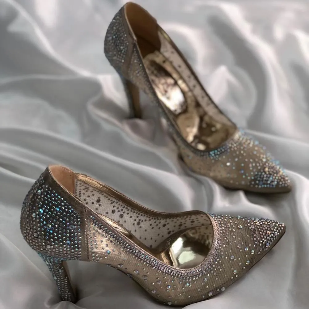 Full Diamonds Micro High Heels