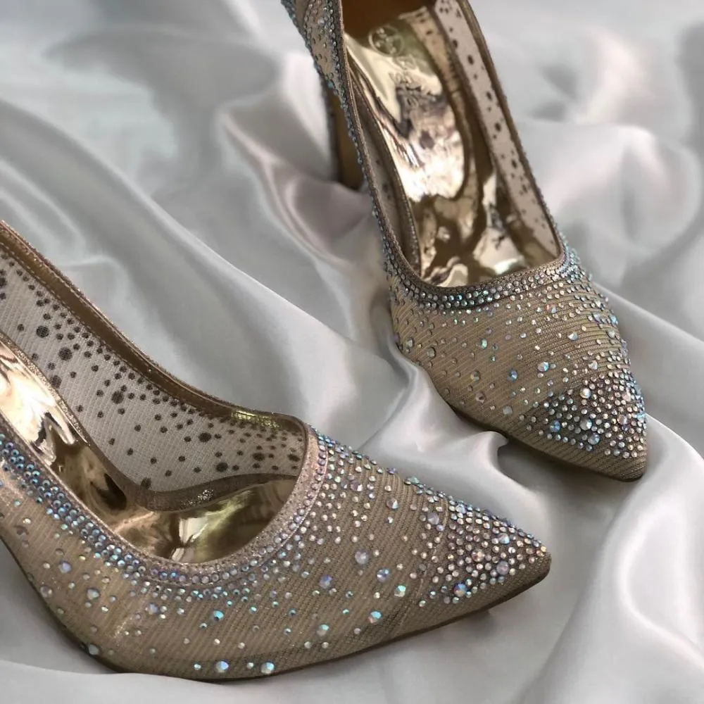 Full Diamonds Micro High Heels