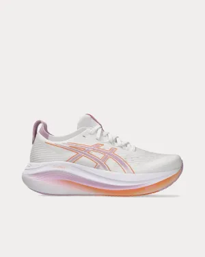 Gel-Nimbus 27 White / Light Ube Running Shoes