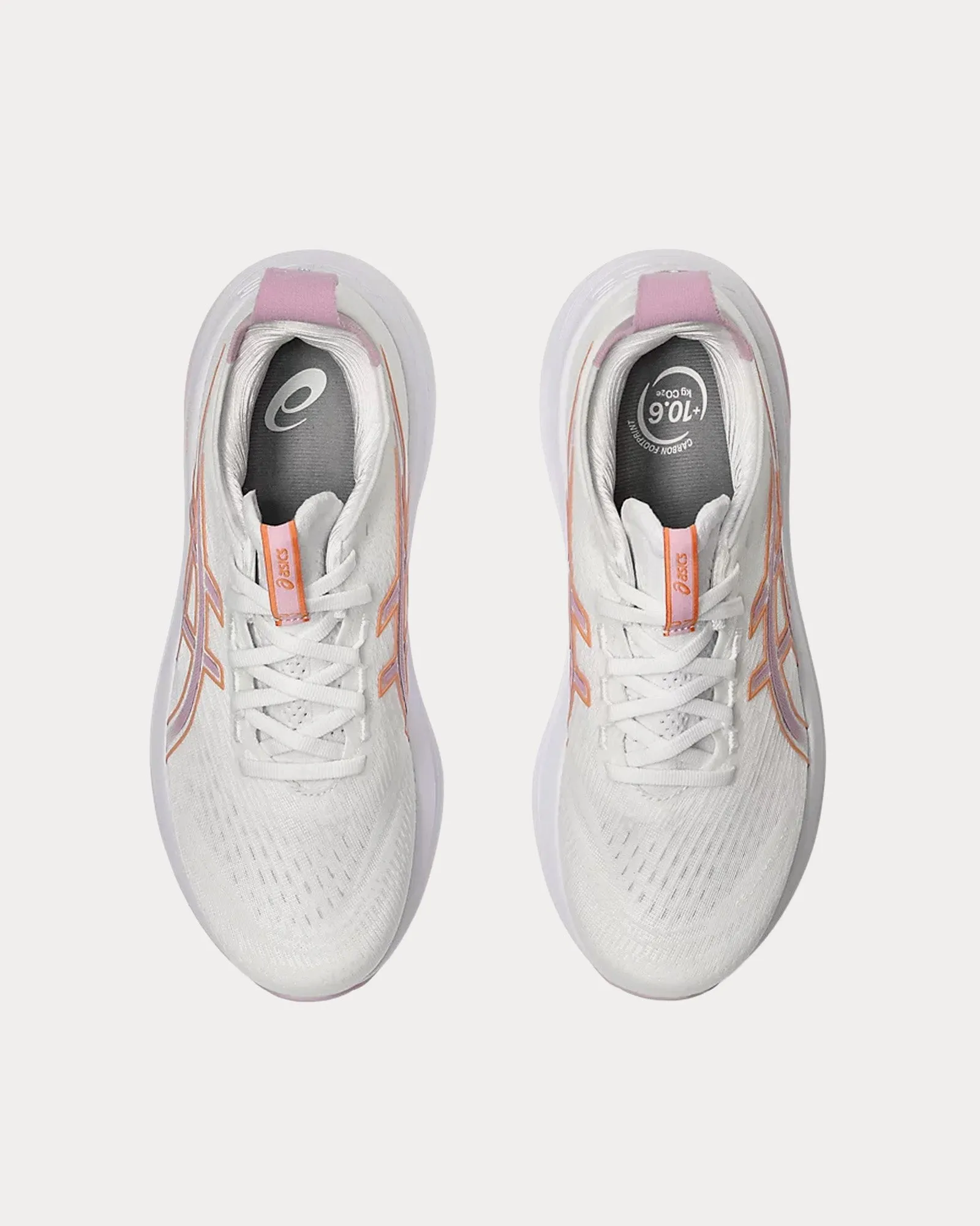Gel-Nimbus 27 White / Light Ube Running Shoes