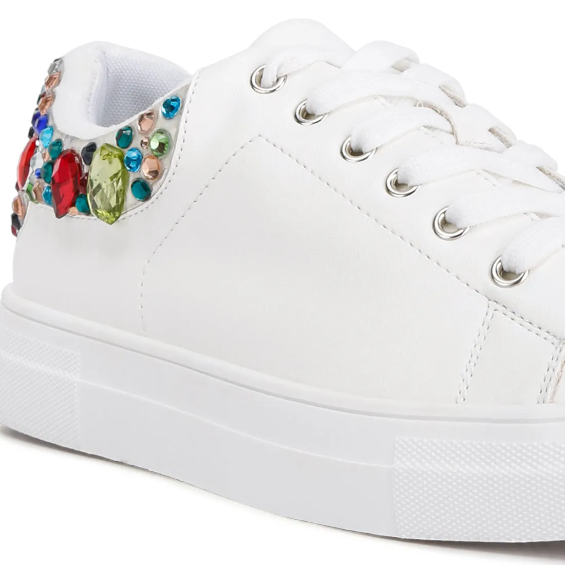 Gems Diamante Embellished Sneakers