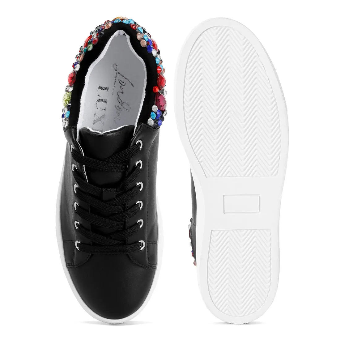 Gems Diamante Embellished Sneakers