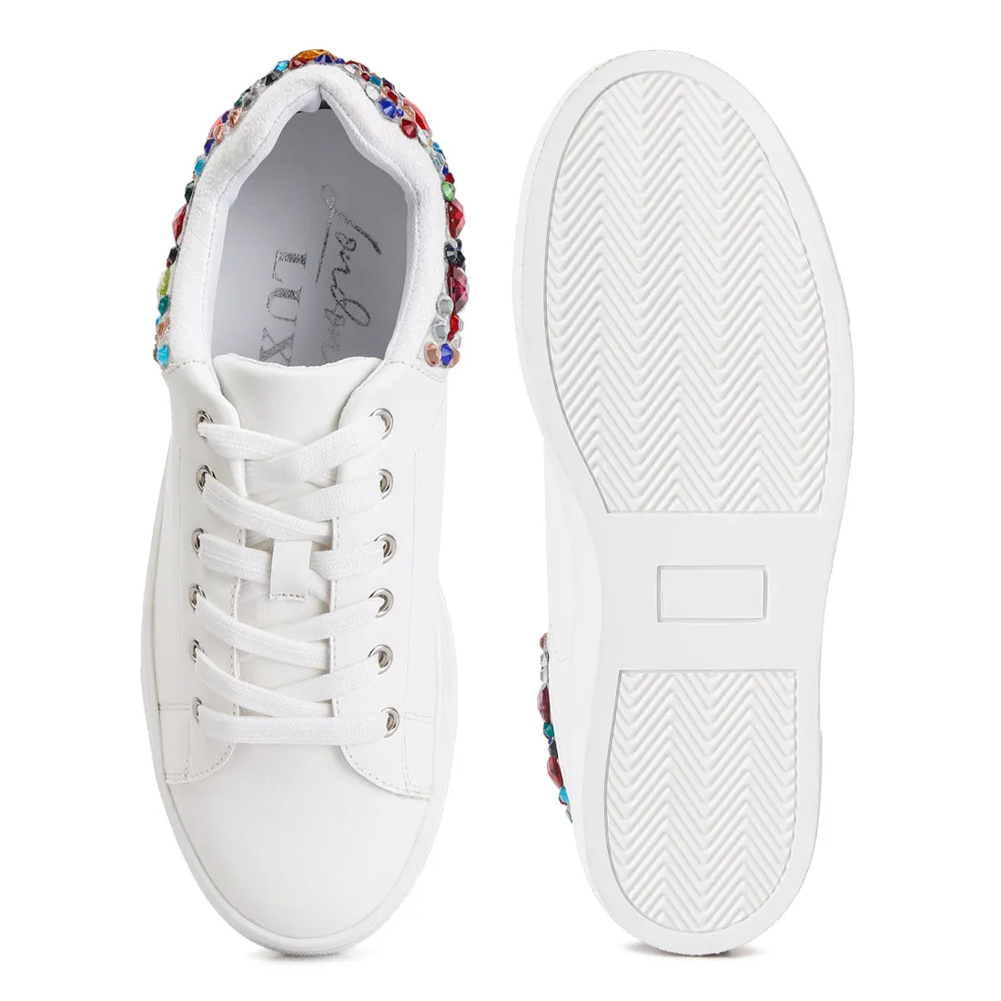 Gems Diamante Embellished Sneakers