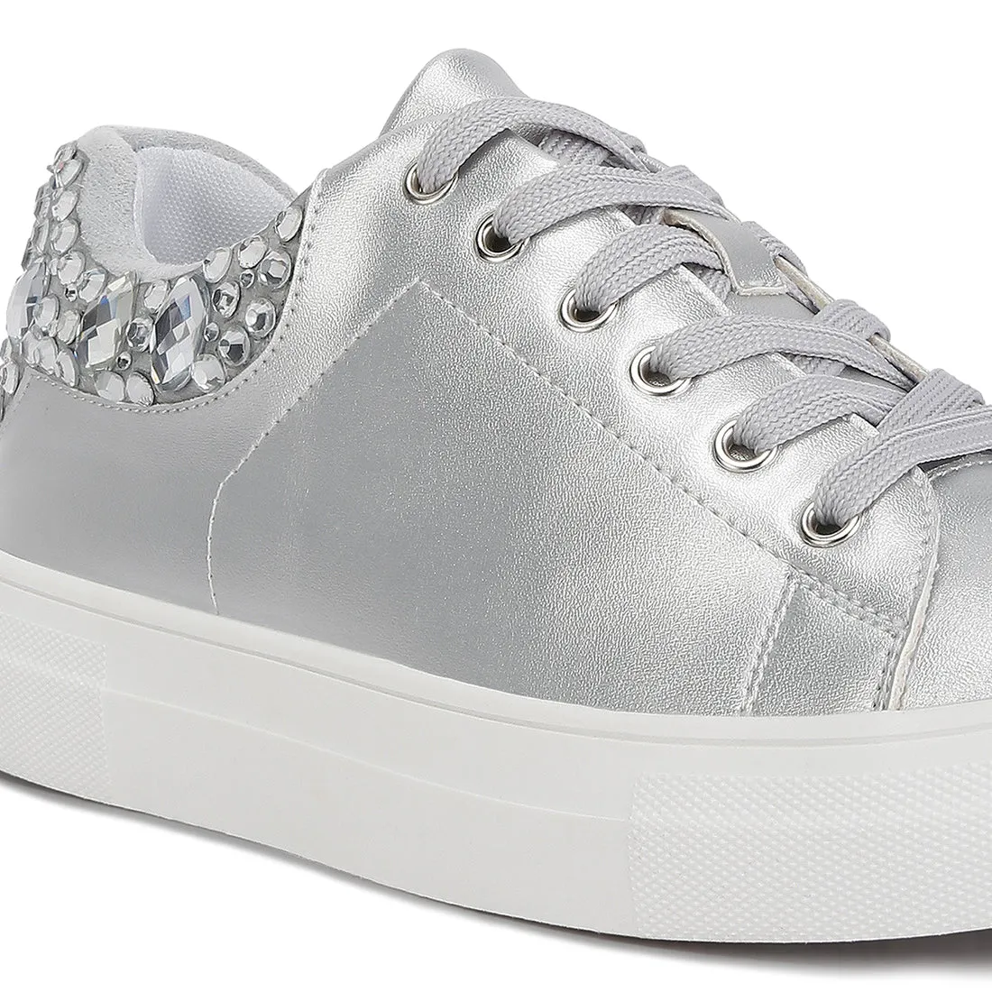 Gems Diamante Embellished Sneakers
