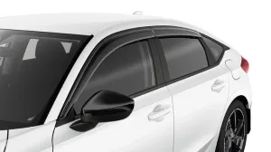Genuine Honda 2022  Civic Hatchback Door Visors, Black