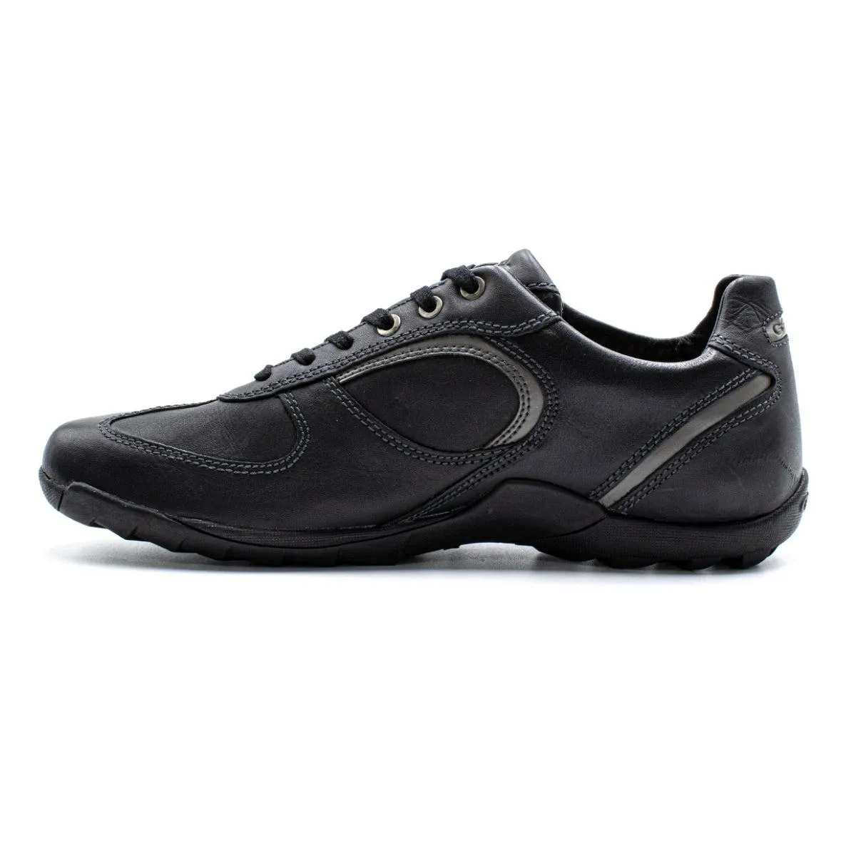Geox Low-Top Sneakers Leather Black Colour For Men