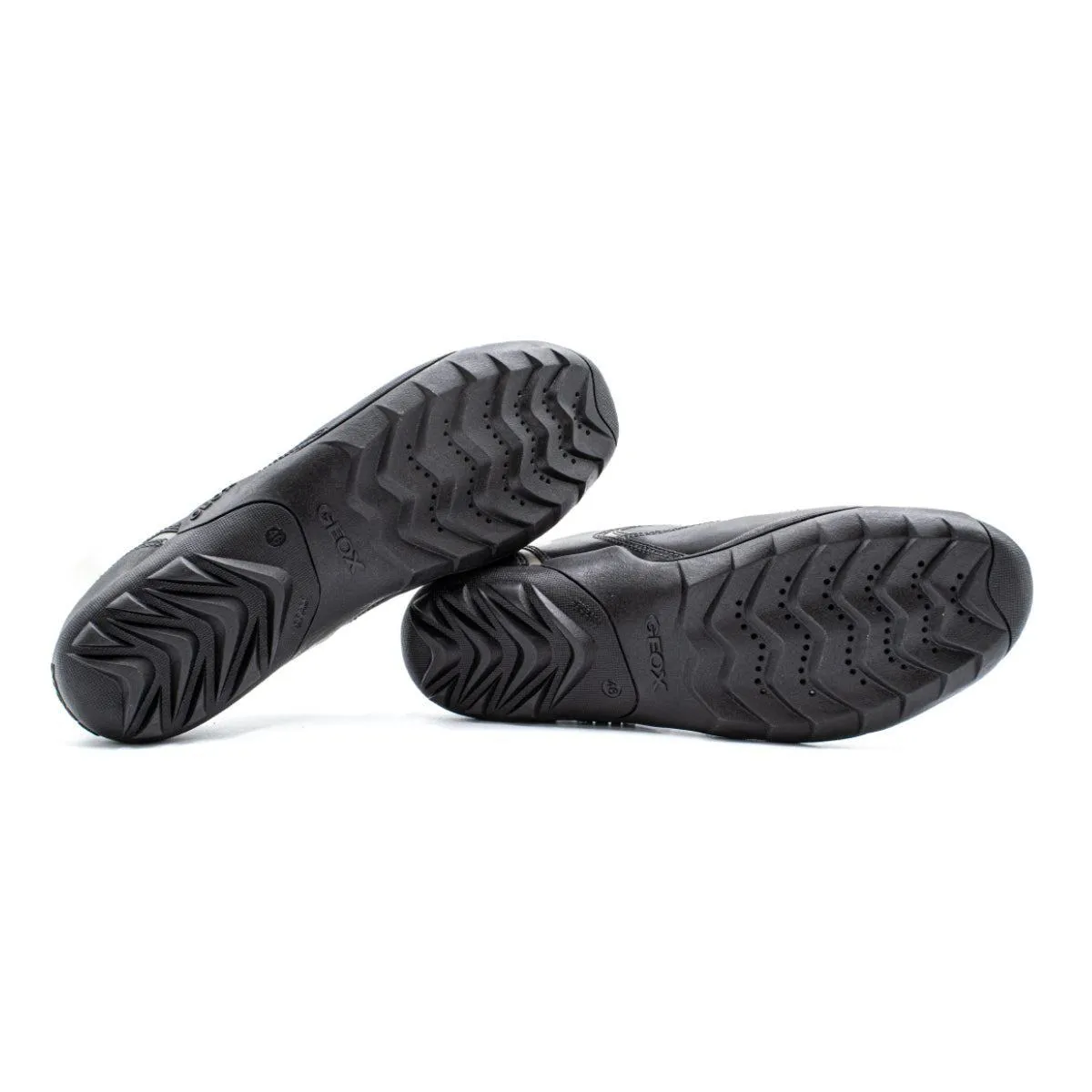 Geox Low-Top Sneakers Leather Black Colour For Men